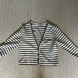 Mango Costal Striped Cardigan